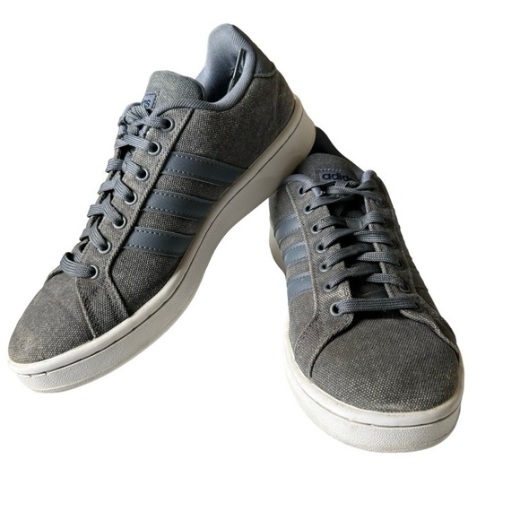 ADIDAS GRAND COURT CANVAS LIFE STYLE SNEAKERS SIZE 7.5 - Picture 2 of 10